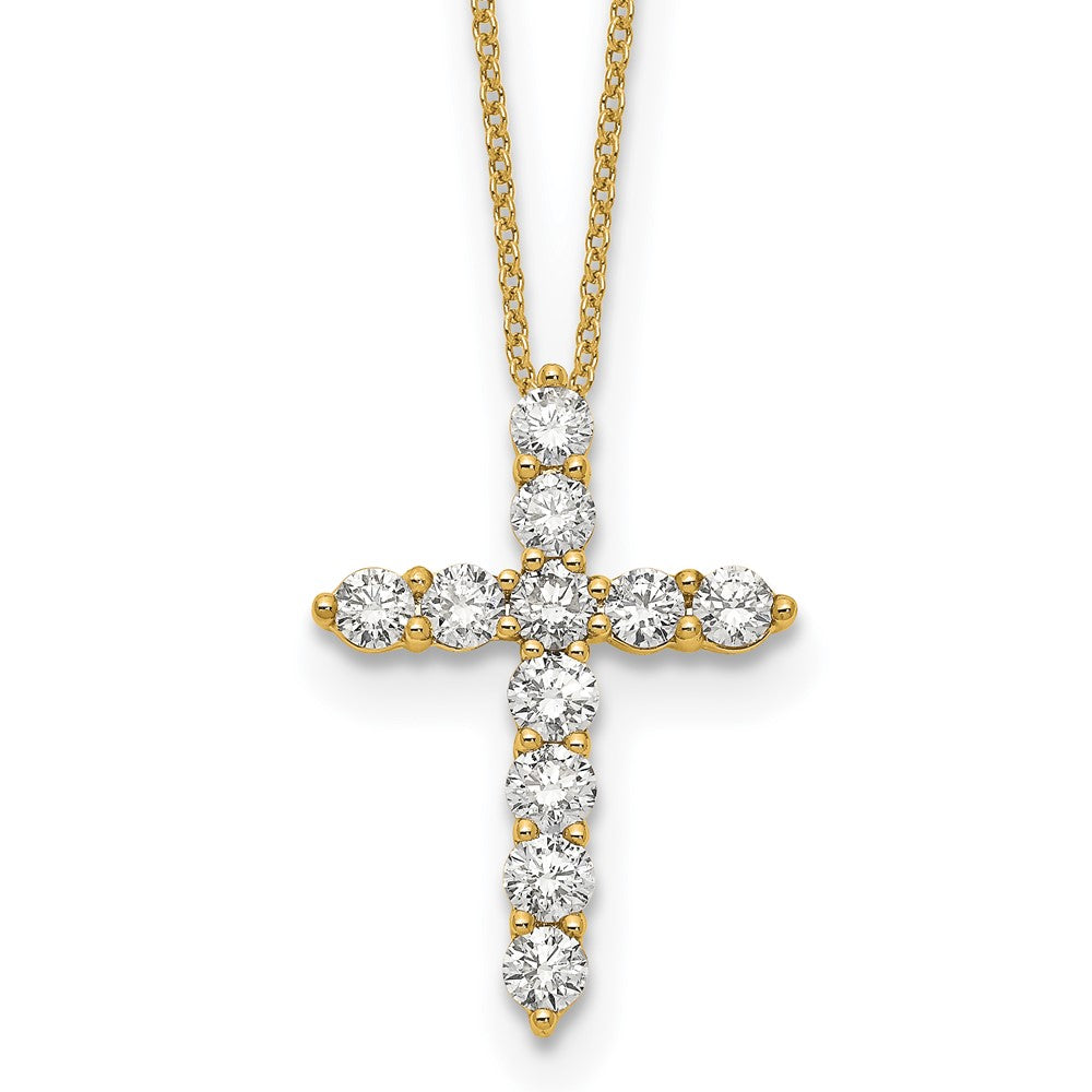 Diamond Cross Pendant Necklaces