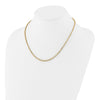 14k 3 carat Lab Grown Diamond VS/SI+ G+ 16 inch with a 2 inch extension Graduated Bezel Set Tennis Necklace