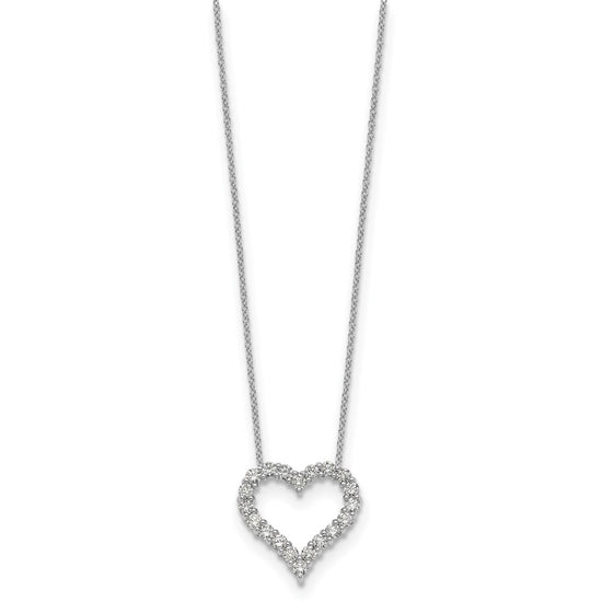 Diamond Heart Pendant Necklaces