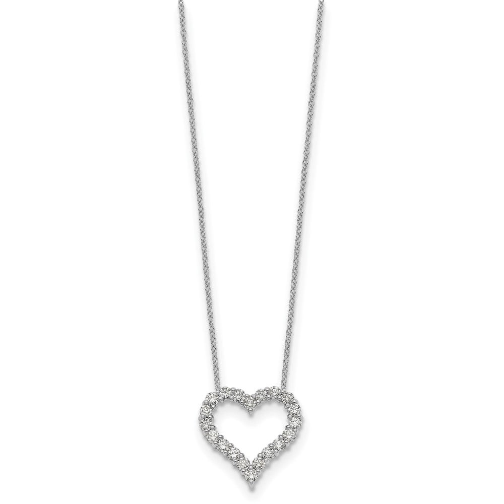 Diamond Heart Pendant Necklaces