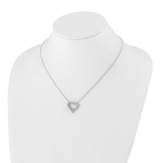Diamond Heart Pendant Necklaces
