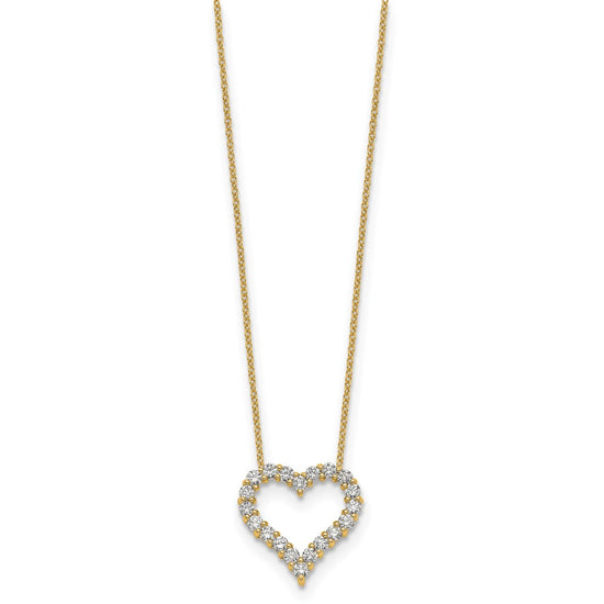 Diamond Heart Pendant Necklaces