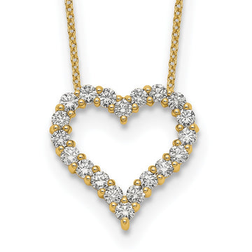 Diamond Heart Pendant Necklaces