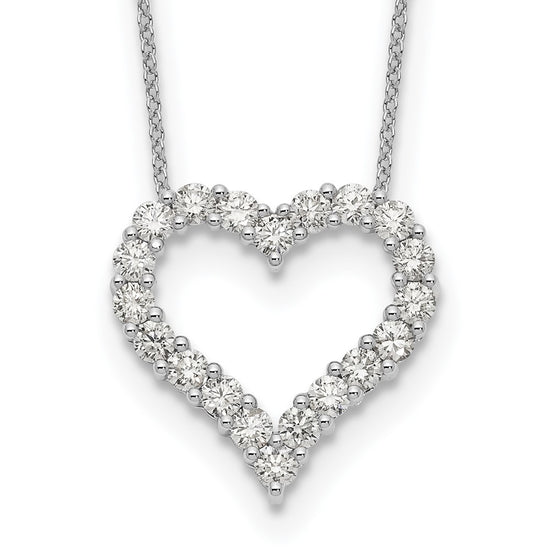 Diamond Heart Pendant Necklaces