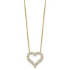 14k Heart Pendant with Chain