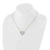 14k Heart Pendant with Chain