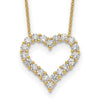 14k Heart Pendant with Chain