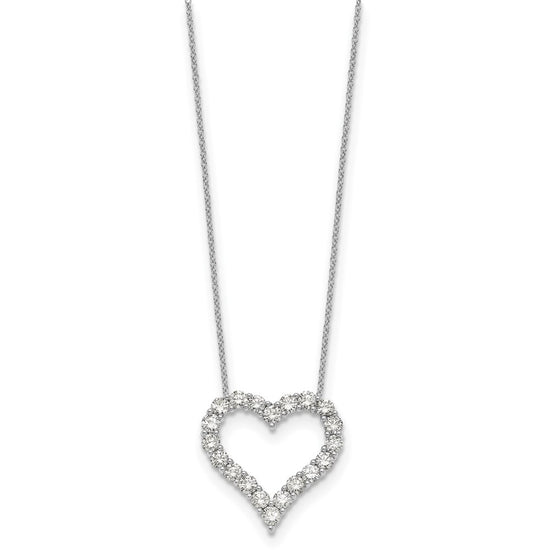 Diamond Heart Pendant Necklaces