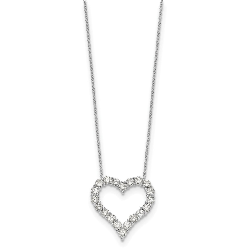 Diamond Heart Pendant Necklaces