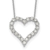 Diamond Heart Pendant Necklaces
