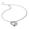 Diamond Heart Pendant Necklaces