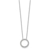 Diamond Circle Pendant Necklaces