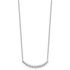Diamond Curved Bar Necklaces