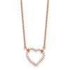 Diamond Heart Pendant Necklaces