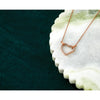 Diamond Heart Pendant Necklaces