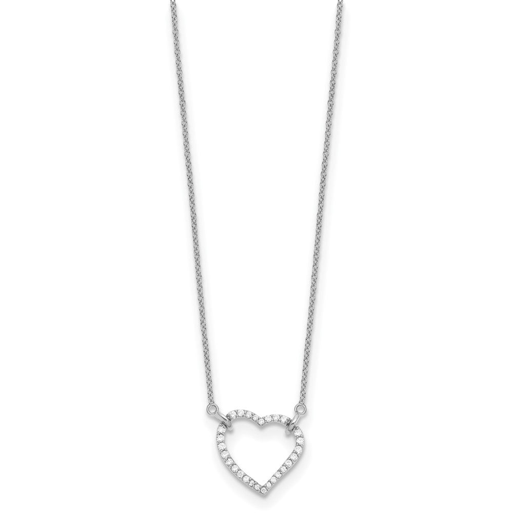 Diamond Heart Pendant Necklaces