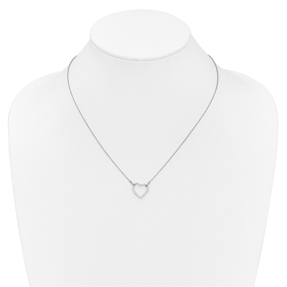 Diamond Heart Pendant Necklaces
