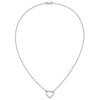 Diamond Heart Pendant Necklaces