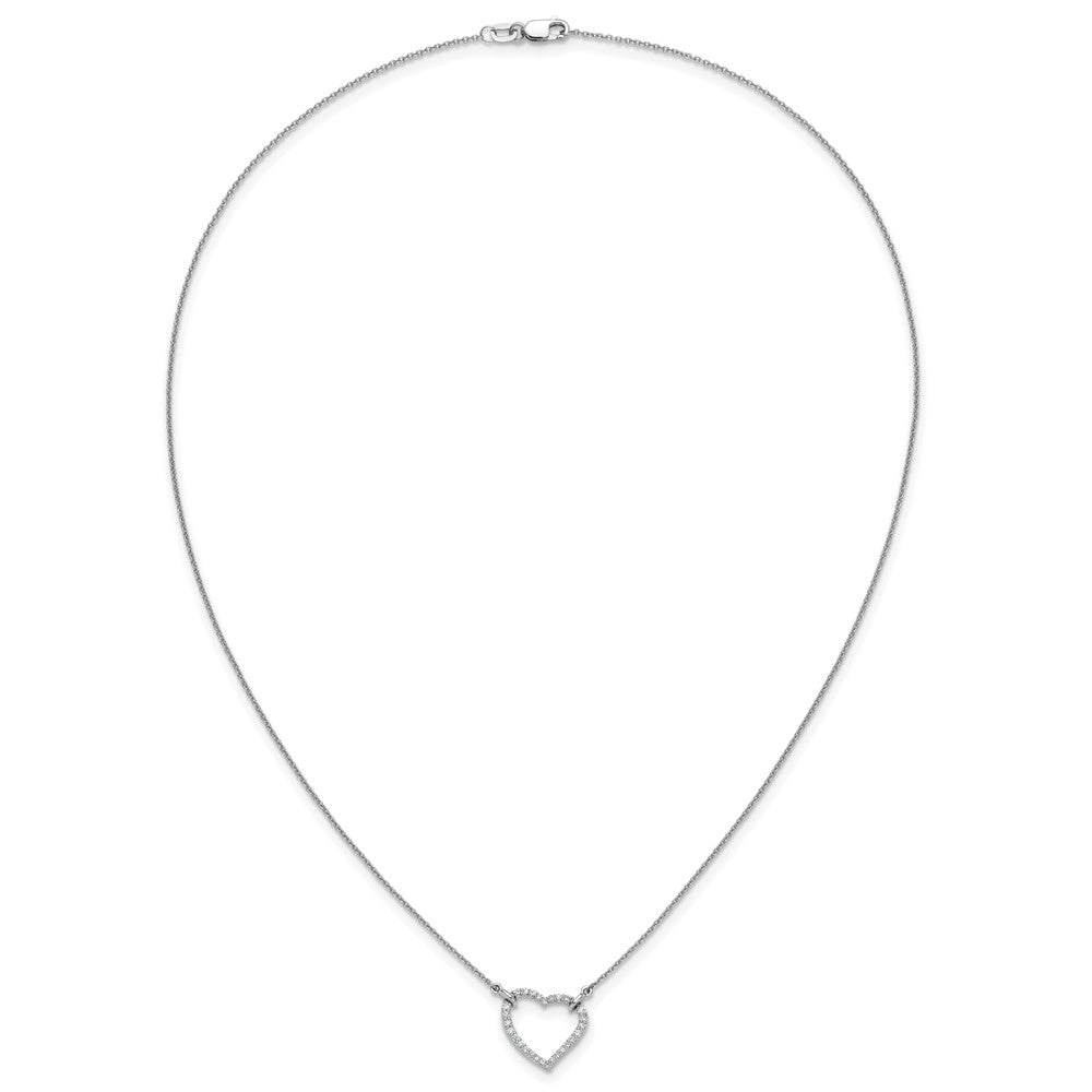 Diamond Heart Pendant Necklaces