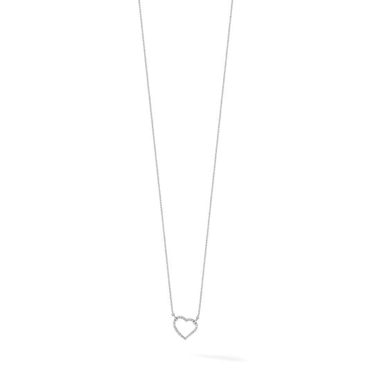 Diamond Heart Pendant Necklaces