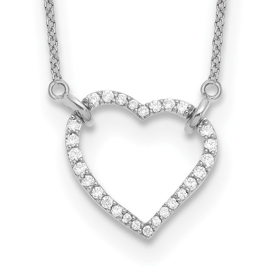 Diamond Heart Pendant Necklaces