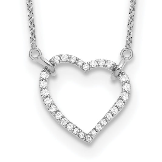 Diamond Heart Pendant Necklaces