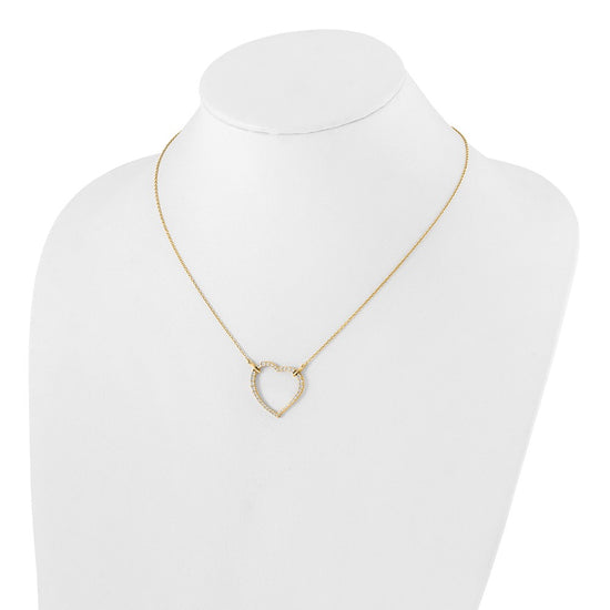 Diamond Heart Pendant Necklaces