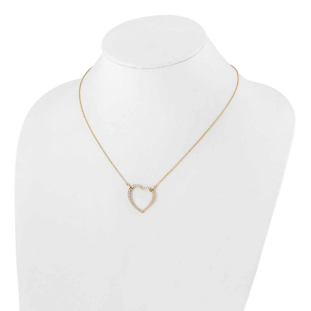 Diamond Heart Pendant Necklaces
