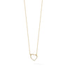 Diamond Heart Pendant Necklaces
