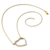 Diamond Heart Pendant Necklaces