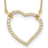 Diamond Heart Pendant Necklaces