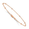 14k True Origin Lab Grown Diamond VS/SI. D E F Station Bracelets/Anklets