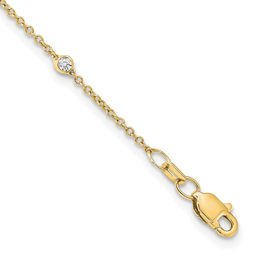 Diamond Station Cable Necklaces
