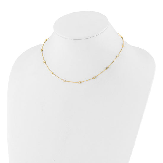 Diamond Station Cable Necklaces