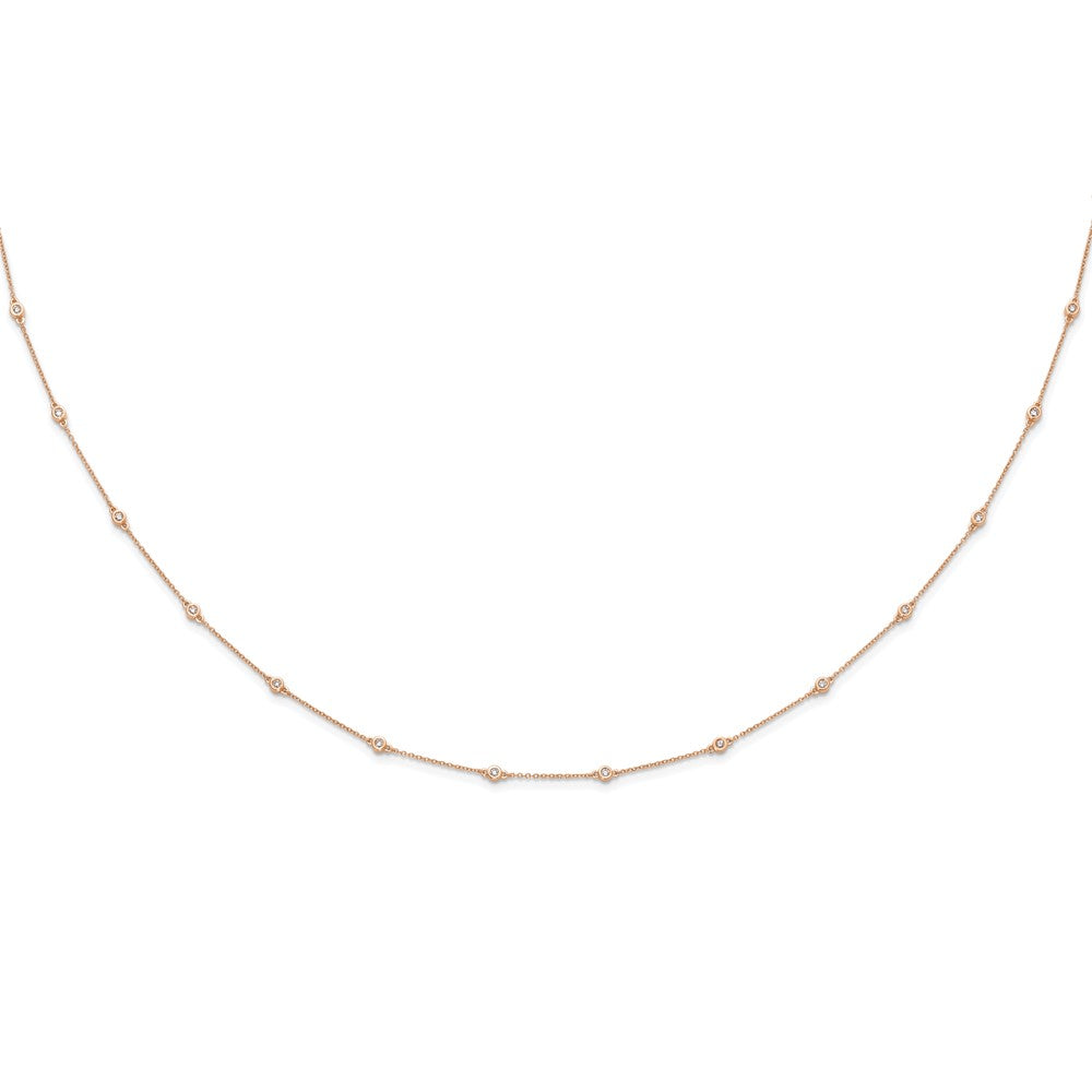 Diamond Station Cable Necklaces