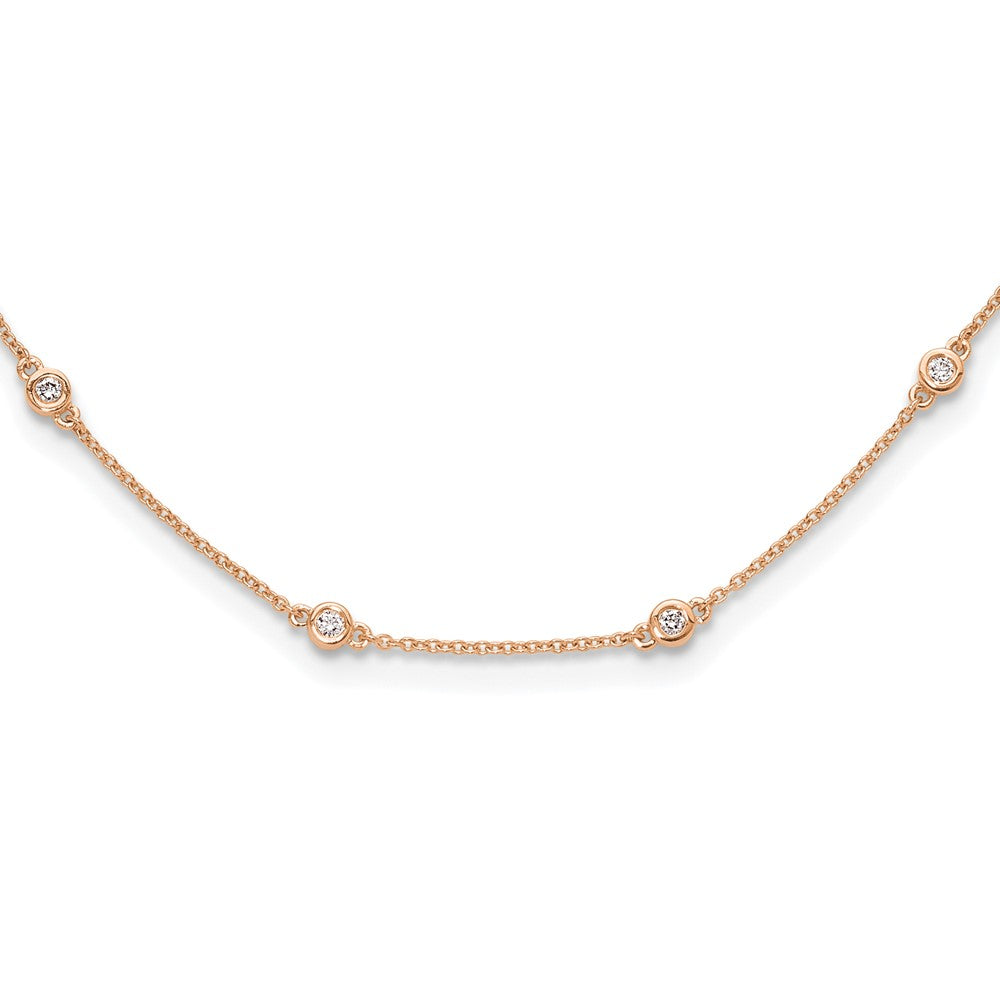 Diamond Station Cable Necklaces