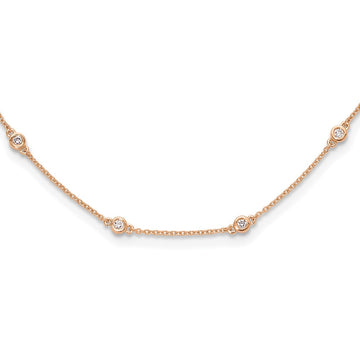Diamond Station Cable Necklaces