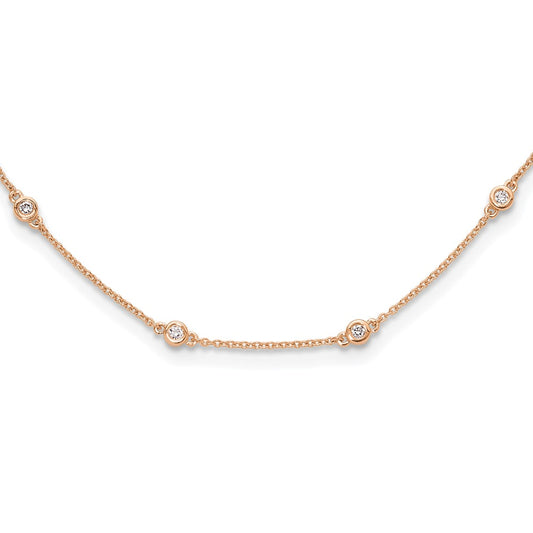 Diamond Station Cable Necklaces