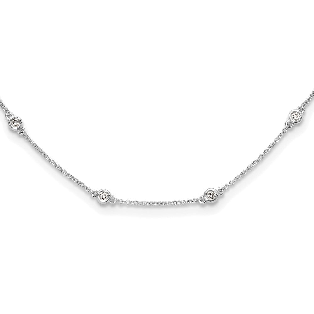 Diamond Station Cable Necklaces