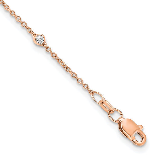 Diamond Station Cable Necklaces