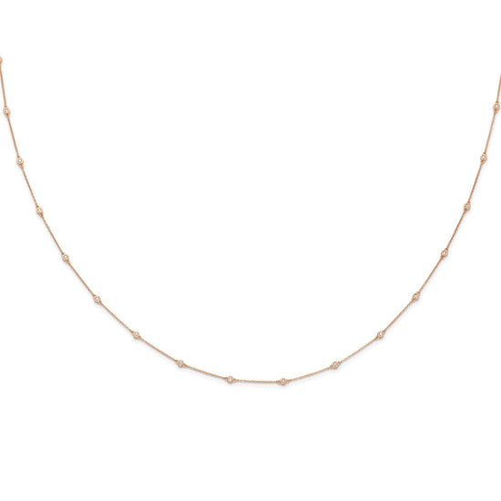 Diamond Station Cable Necklaces
