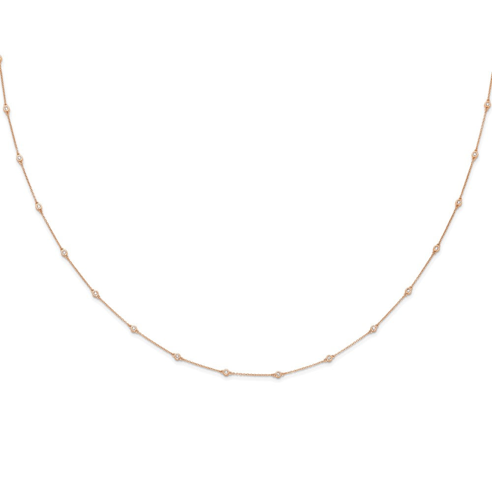 Diamond Station Cable Necklaces