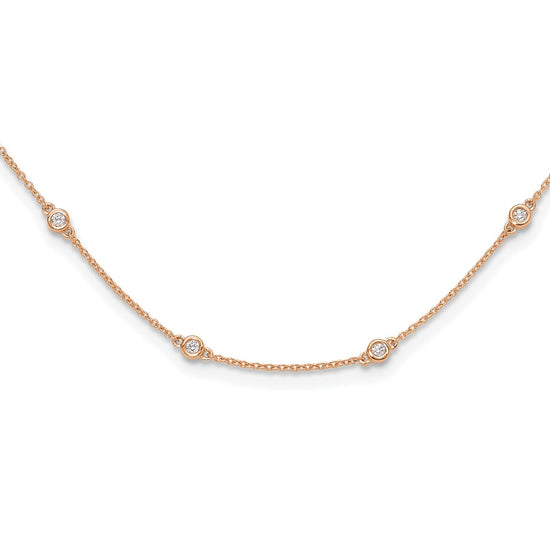Diamond Station Cable Necklaces