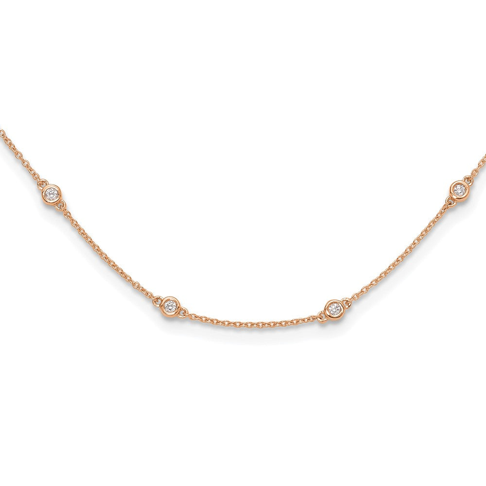 Diamond Station Cable Necklaces