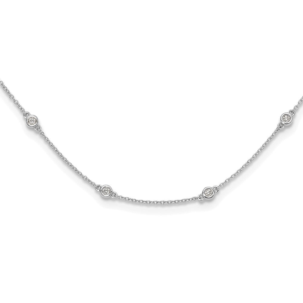 Diamond Station Cable Necklaces