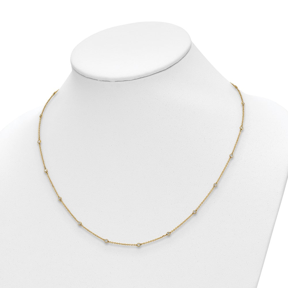Diamond Station Cable Necklaces