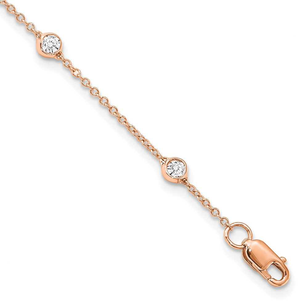 14ky True Origin Lab Grown Diamond Station Bracelets & Anklets