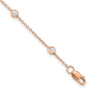 14ky True Origin Lab Grown Diamond Station Bracelets & Anklets