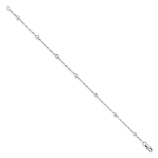 14ky True Origin Lab Grown Diamond Station Bracelets & Anklets