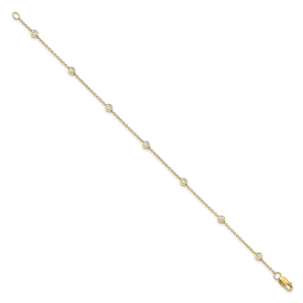 14ky True Origin Lab Grown Diamond Station Bracelets & Anklets